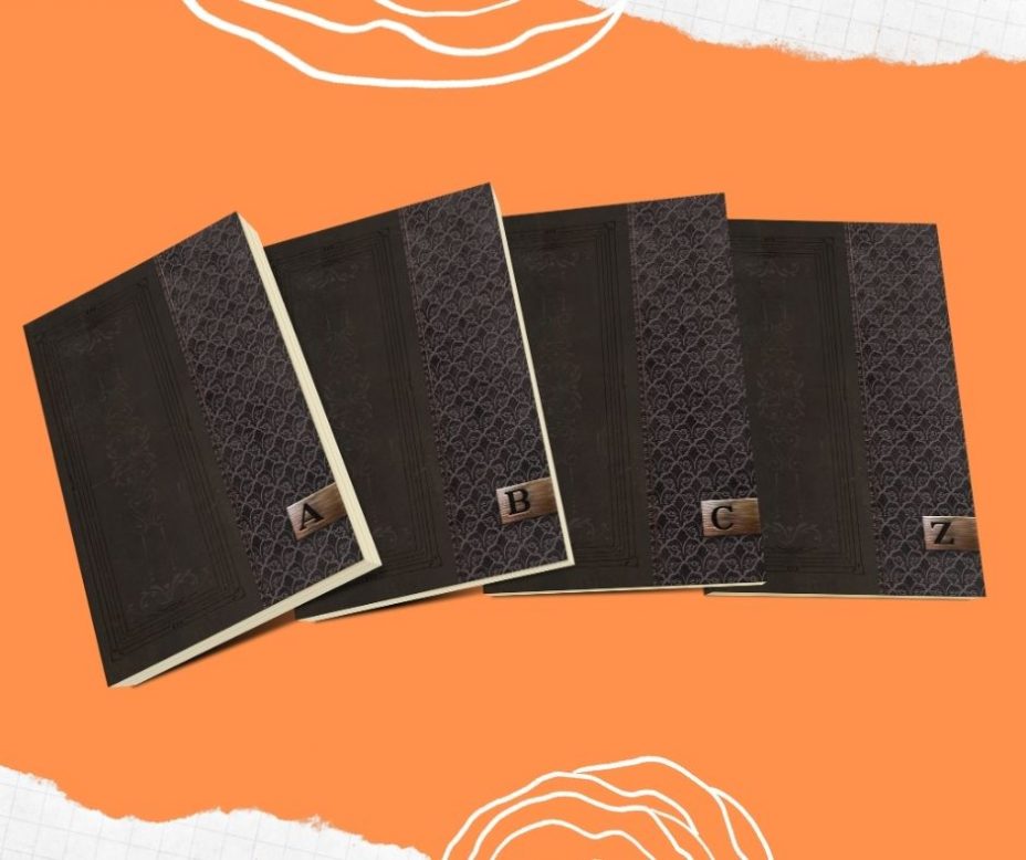 Monogrammed Leather-Effect Design Cover