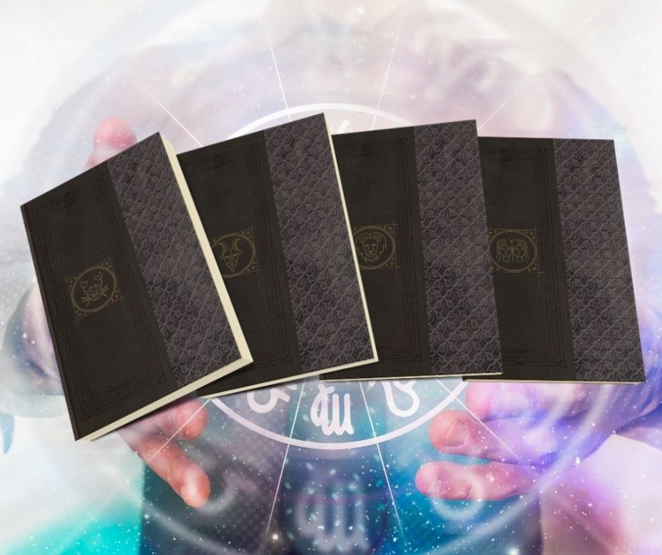 Zodiac Sign-Leather-Effect Journals
