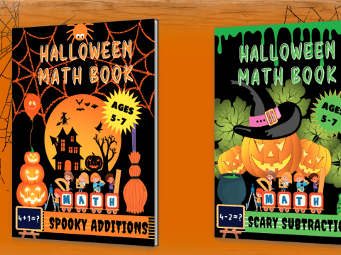 Released For Halloween – Math Workbooks Ages 5-7