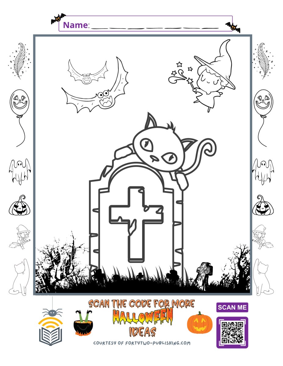 Halloween Cat (Easy) Printable