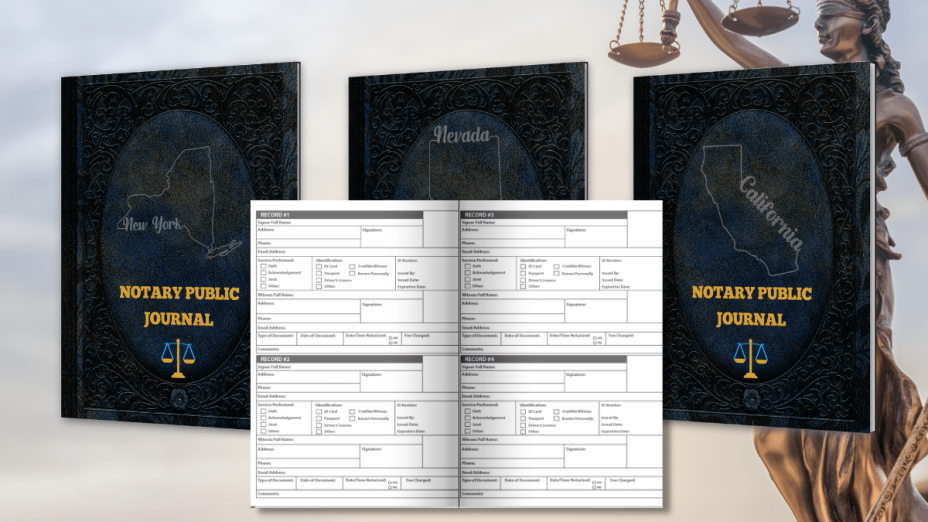 US State-Themed Notary Journals